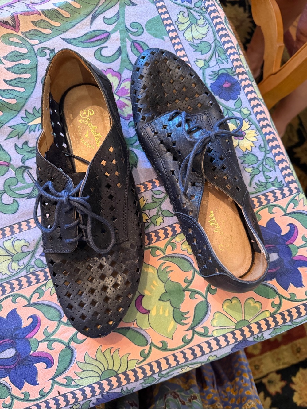 Seychelles laser cut lace up Oxford